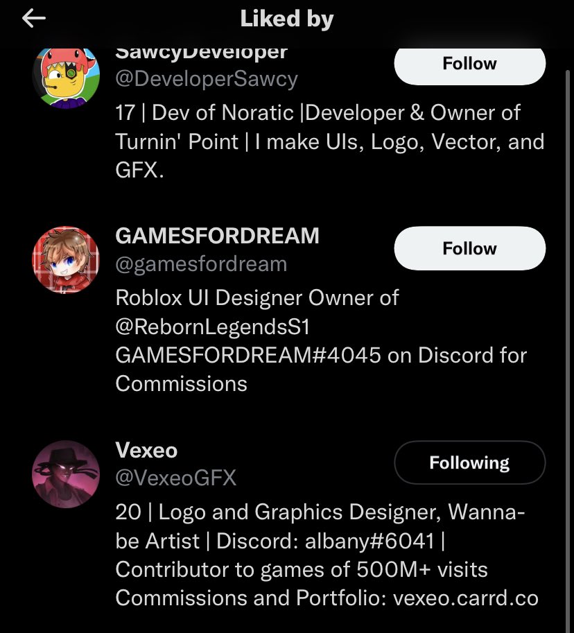 crazygfxs's tweet photo. THANK YOU GUYS FOR LIKING :DDDD #Roblox #RobloxLogoDesigner https://t.co/iljfrGhzJI