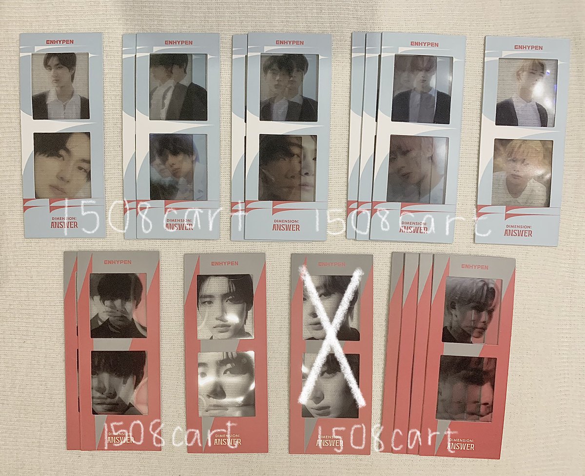 1508cart's tweet photo. wts lfb ph
enhypen dimension : answer albums

𓂋 unsealed 1st press w/ COMPLETE INCLUSIONS
𓂋 onhand
𓂋 ₱900 + pf
𓂋 https://t.co/5IeAx0iPak

dm to claim!

t: no yet photocard pc jungwon heeseung jay jake sunghoon sunoo ni-ki bookmark pola polaroid https://t.co/NjmjRBCJNR