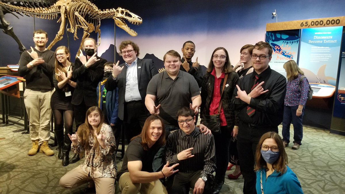 NileThompson5's tweet photo. PaleoFest was a blast from past with amazing talks, paleontologists, and memories. #PaleoFest2022 https://t.co/To9Wth8iMo