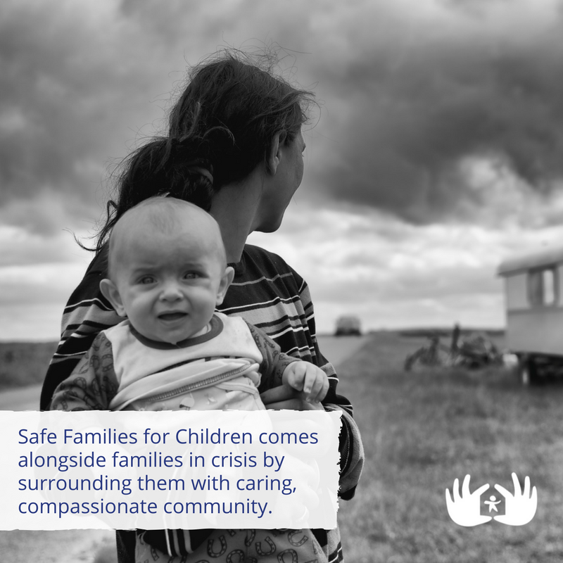 Safe Families for Children comes alongside families in crisis by surrounding them with caring, compassionate community.