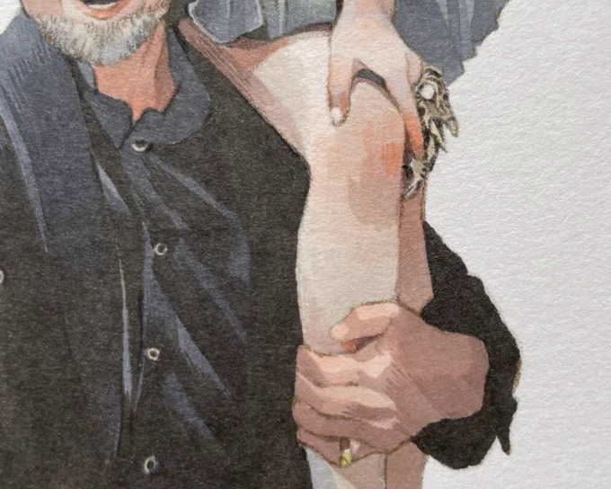 描いていて特に楽しかったところ。 