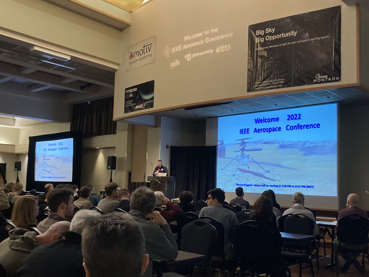 miehenr's tweet photo. Good first day of the IEEE Aerospace Conference in Big Sky, Montana. Looking forward to a week of full of interesting talks, and maybe some skiing too! https://t.co/cku7oX8K1s