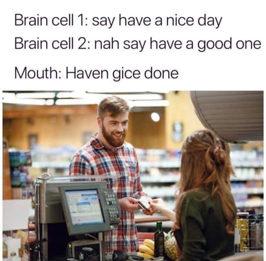 Iamears2's tweet photo. Social anxiety making us all do weird things since forever🤡

#MEMES #funny #socialanxiety #introvert #awkward https://t.co/KD90L4GIEA