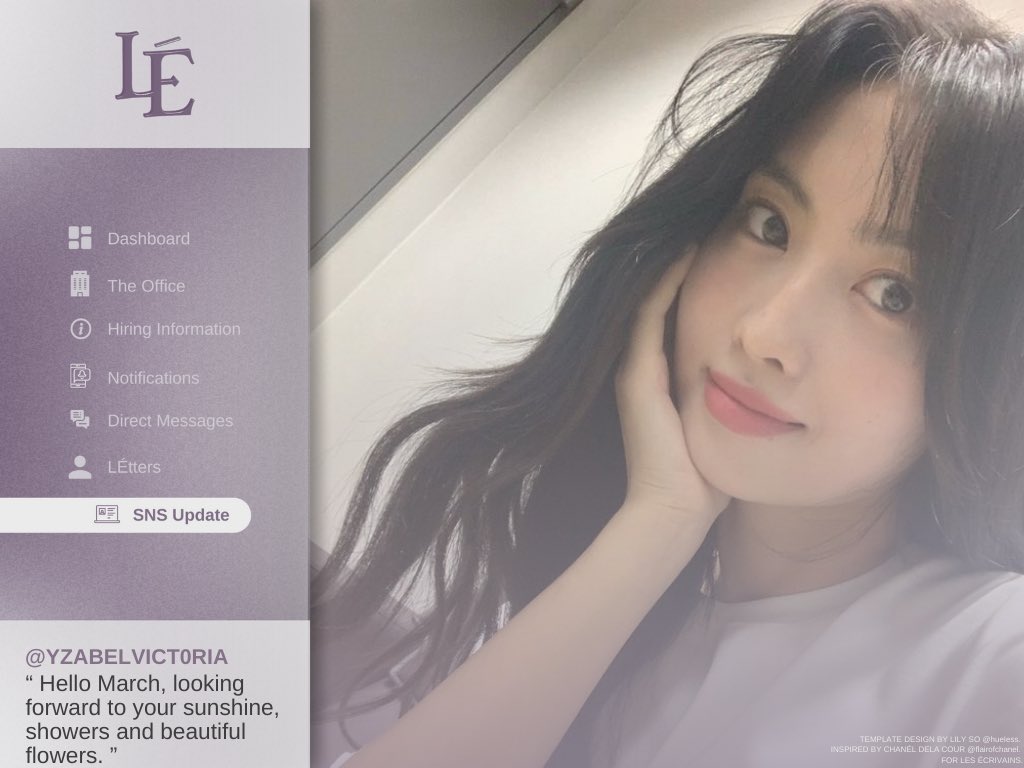 ㅤㅤㅤㅤ 
ㅤㅤㅤㅤ 
﹫Yzabel.⠀
⇲ Attendance
≡ 03.07.2022   ∕   ⌚️ 12:37 p.m.
⚘  L.É. Headquarters, Pasay City

   “ Spring time is near, so hello 
      March, looking forward to 
      your sunshine, showers and 
      beautiful flowers. ”

ᅠ
ᅠ