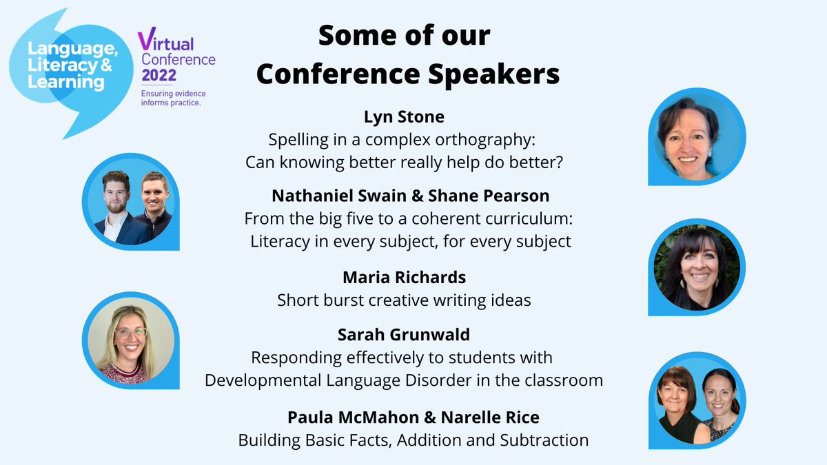 In addition to our 8 incredible keynote speakers, the DSF Virtual Conference includes more than 50 sessions presented by local and international speakers, including <a href="/lifelonglit/">Lyn Stone</a> <a href="/NathanielRSwain/">𝗗𝗿 𝗡𝗮𝘁𝗵𝗮𝗻𝗶𝗲𝗹 𝗦𝘄𝗮𝗶𝗻</a> @Infeducation <a href="/sarah_grunwald/">Sarah Grunwald</a> <a href="/MAWAinc/">MAWA</a> and many more!

Go to dsf.net.au/conference
