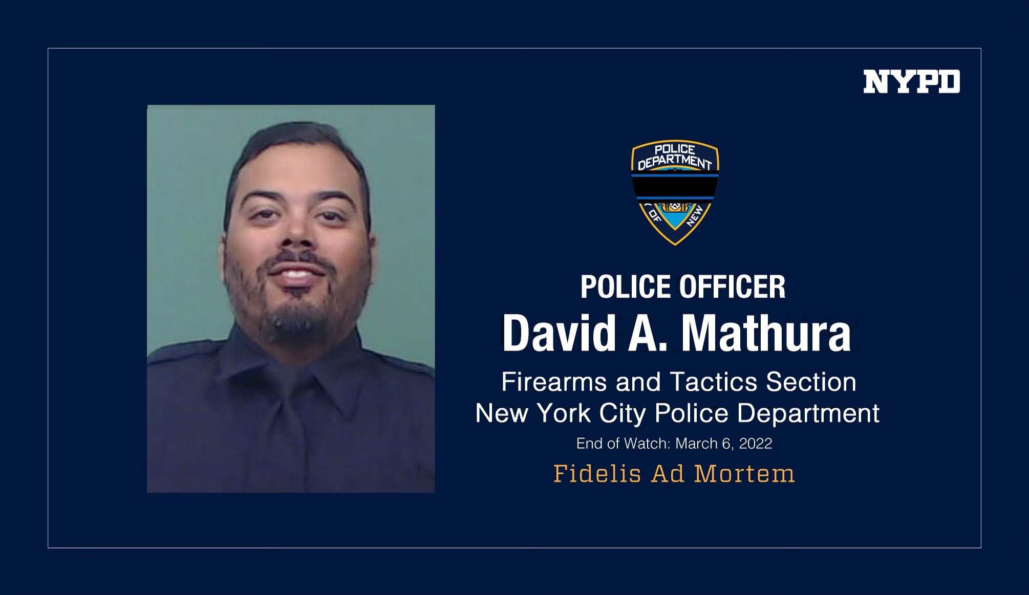 NYPD 52nd Precinct on Twitter "Today, we mourn the loss of Police