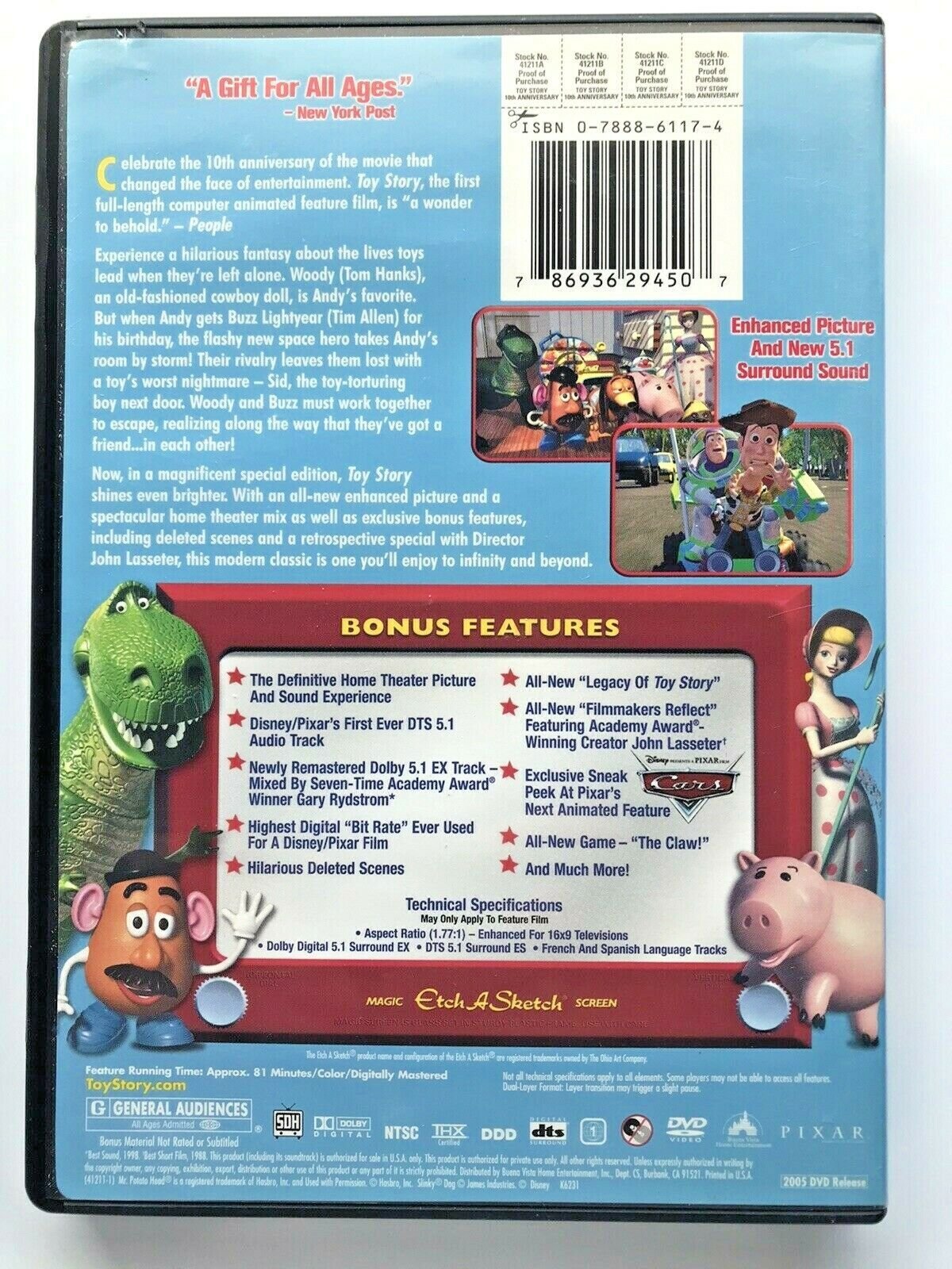 toy story 2 dvd 2005