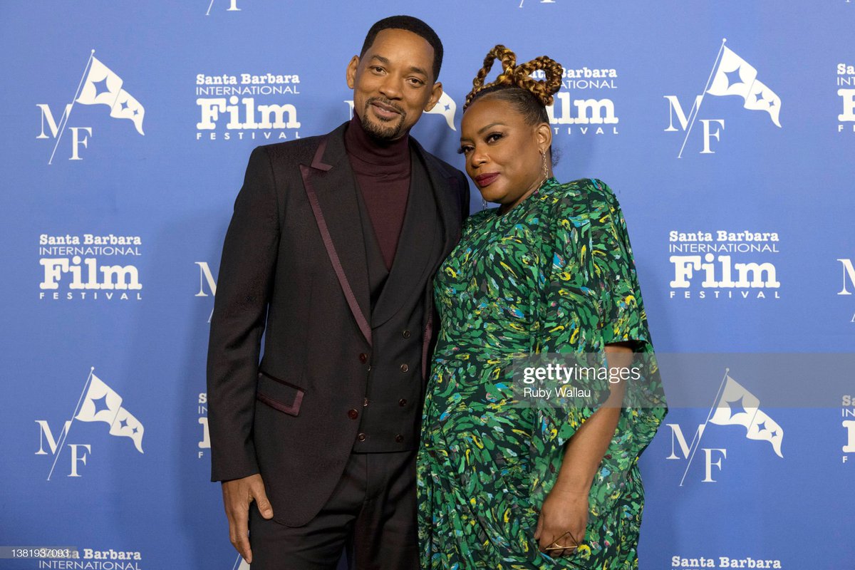 Will Smith and Aunjanue Ellis attend the Outstanding Performers of the Year Award during the 2022 Santa Barbara International Film Festival. 

#WillSmith <a href="/KingRichardFilm/">King Richard Film</a> #SBIFF