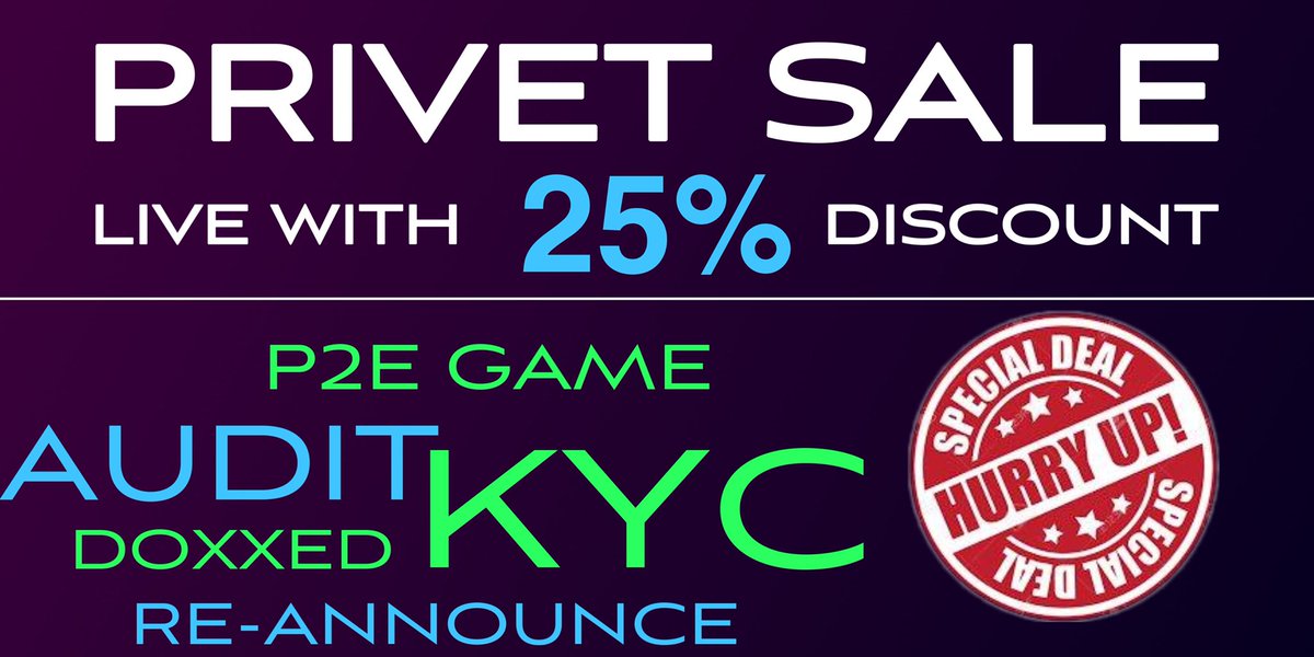 UniDogebsc's tweet photo. Hurry up!!!!
UNIDOGEARMY PRIVETSALE
#unidogearmy #PRIVETSALE #newgem #uncl #unicrypt #bsc #Bnb #dogecoin #BSCGems #hiddengem #KYCApproved #audited #1000xgem https://t.co/8VtGyEmr3R
