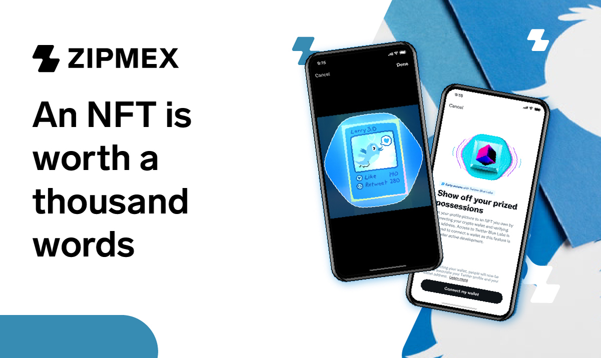 zipmex's tweet photo. Thinking of changing your profile pic? Consider setting up your NFTs as a profile pic. Here’s our step by step guide.
Read here 👉🏻https://t.co/BKQhW7a0AN
#Zipmex #ZipLearn #NFTs https://t.co/fnMsuschZE