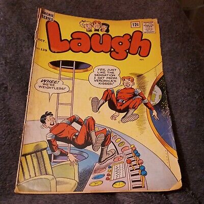 mljcomics's tweet photo. Laugh Comics #139 archie mlj 1962 silver age classic scifi cover space jughead: $16.96End Date: Apr-06 05:45Buy It Now for only: US $16.96Buy it now | Add to watch list https://t.co/rQqijw2aQx https://t.co/N9oNNBbGF4