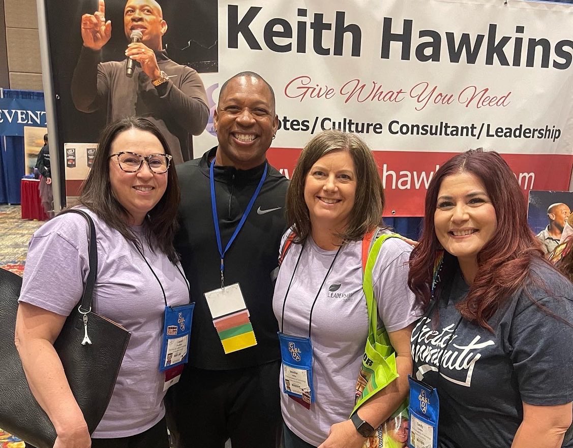 CoronaMrs's tweet photo. What an incredible CADA 2022 Conference! Thank you DATA &amp; VUSD for believing in school activities that connect our students, staff &amp; families to their school. Blessed to have an amazing DATA Team… let’s just say we ROCKed the spirit! 🌎 💙@CADALeaders Feeling refreshed! 🤗🥰 https://t.co/FeZZaDthWf