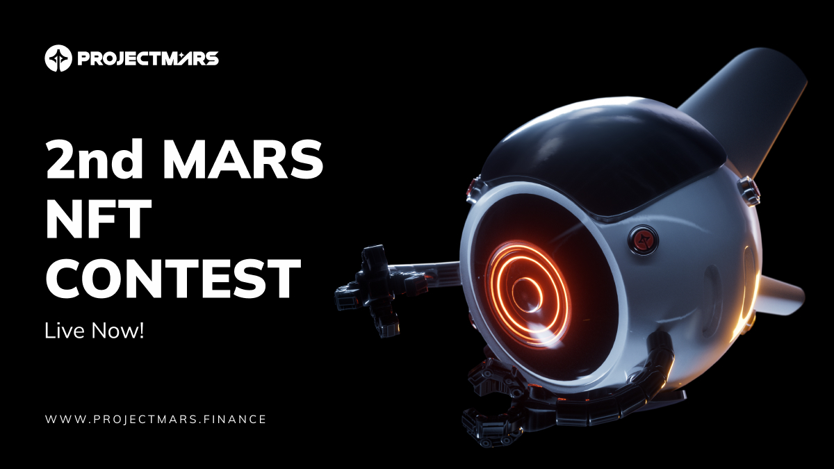 💎10,000,000 $MARS giveaway! 💎MARS 2nd NFT Contest starts!

Complete 3 steps to enter 👇
1⃣Like♥️
2⃣Retweet🚀
3⃣Follow🔥

👉Upload your NFT (free): projectmars.finance/contest
👉Rules: projectmars.medium.com/mars-nft-conte…

RANDOM AIRDROP to followers