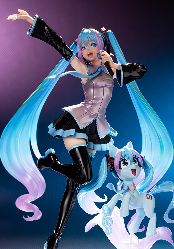 AFASHOPco's tweet photo. Hatsune Miku feat. MY LITTLE PONY BISHOUJO STATUE

"Friendship is magic as Kotobukiuya brings Hatsune Miku to the stable at MY LITTLE PONY! Don't miss this unique collaboration, with pre-orders now open at : https://t.co/XrXpQqmTC6

#HatsuneMiku #mylittlepony https://t.co/DB2rHD4aWg
