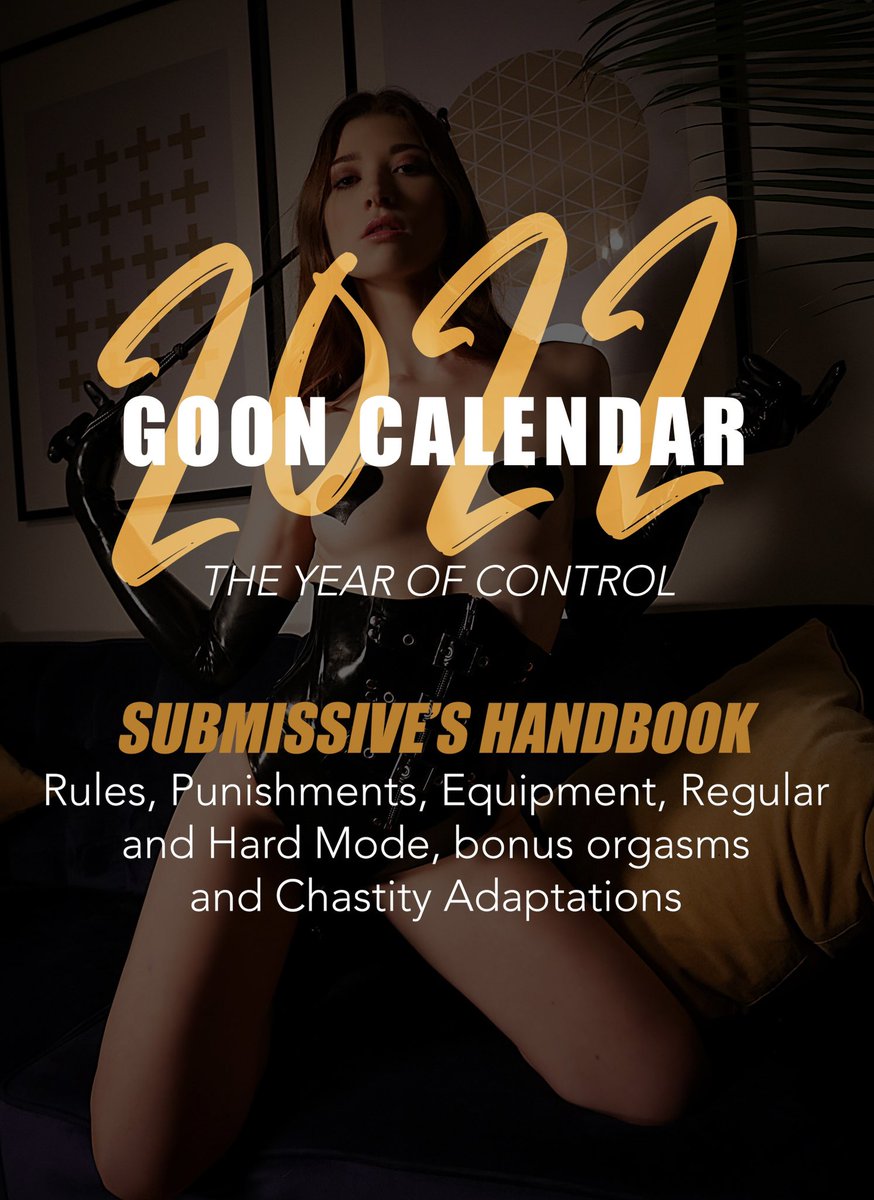 TheEvaDeVil's tweet photo. I just uploaded The Submissive’s Handbook to detail all the rules and punishments of the Goon Calendar!

Subscribe for daily orgasm control 🖤

https://t.co/oz5IceFVVB https://t.co/7tUTSIuGpn