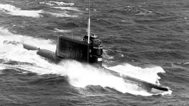 URDailyHistory's tweet photo. 8 Mar 1968: #Soviet submarine K-129, a diesel-electric powered ballistic missile submarine, sinks. The reason for the sinking is disputed. In 1974, under the clandestine operation Project Azorian, the U.S. #Navy recovered at least part of the sub. #ad https://t.co/hBbHVM9kgb https://t.co/B3NjQBSoFY