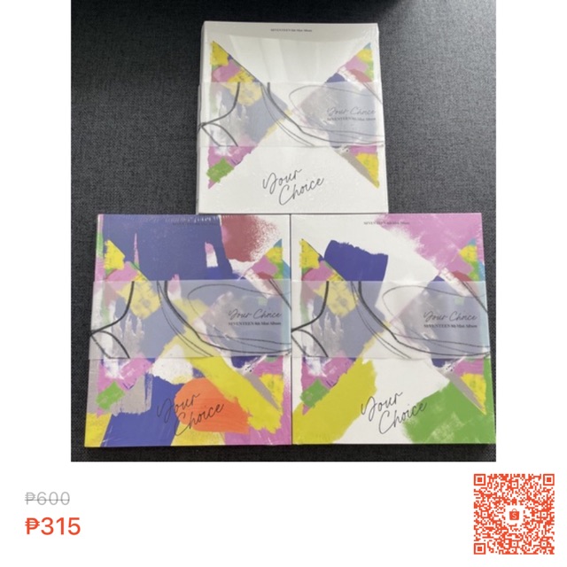 kbuyph's tweet photo. I'm selling Seventeen Your Choice Album - ONHAND at 48% off! ₱315 only. Get it on Shopee now! https://t.co/CvfRHS7Pey https://t.co/d5NItnmuwO