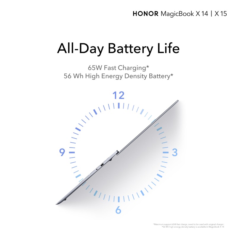 Honorarabia's tweet photo. أصبح HONOR MagicBook X14 وHONOR MagicBook X15 متاحين الآن في الإمارات العربية المتحدة مع تصميم رائد مصنوع من الألومنيوم عالي الجودة، شحن سريع بقوة 65 واط بالإضافة إلى الشاشة المعتمدة لحماية العين. 

اشترِ الآن واحصل على الضمان لسنة إضافية https://t.co/NoP9yxWoRw تطبق الشروط.