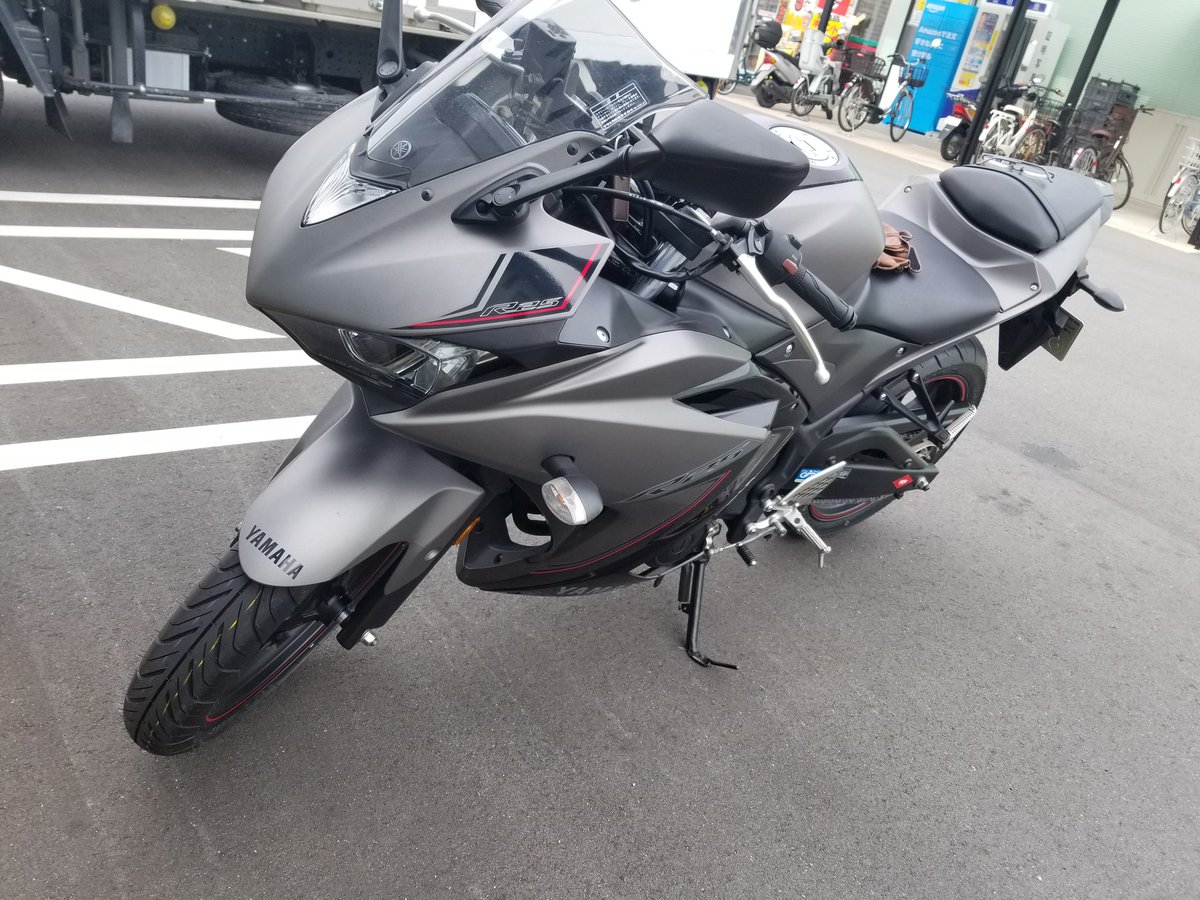 納車したので自己紹介
名前　syota
性別　男
住み　広島
身長　176
愛車　yzf r25 
一言　よろしくお願いします🙇⤵️
#バイク乗りとして軽く自己紹介 
#バイク乗りと繋がりたい