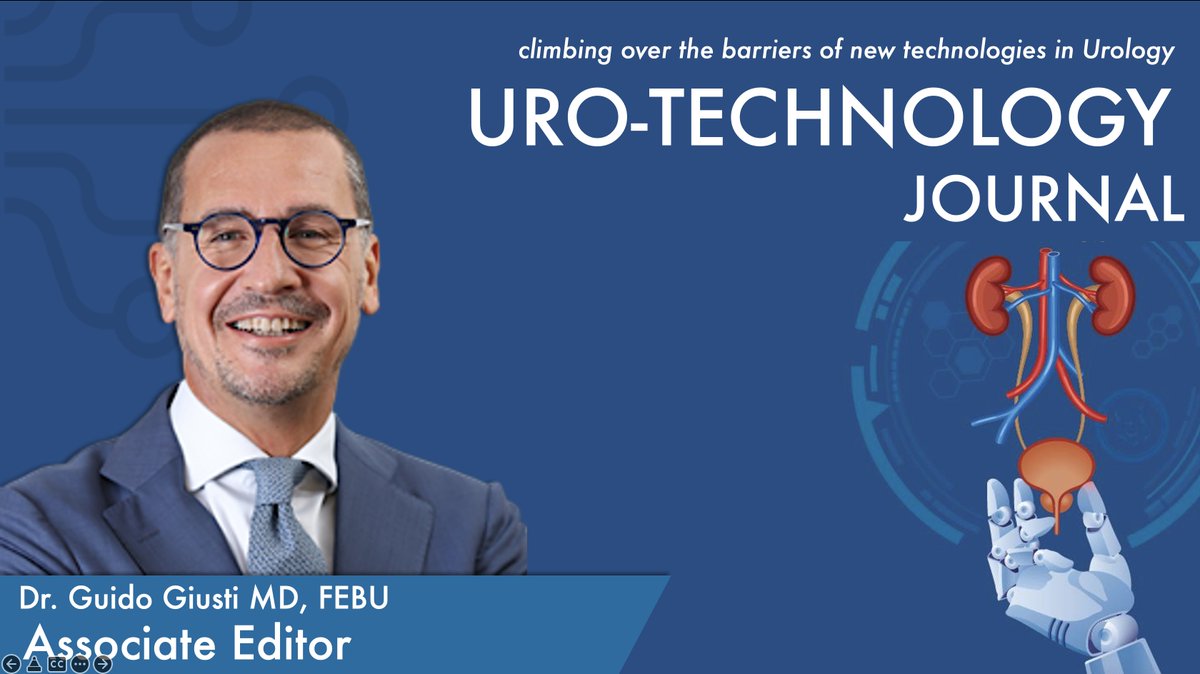 Uro-technology Journal (UTJ) (@urotech_journal) on Twitter photo 👏 We are pleased to introduce our new <a href="/urotech_journal/">Uro-technology Journal (UTJ)</a> editorial members
👨⚕️Dr. Guido Giusti <a href="/GuidoGiusti/">Guido Giusti</a> Associate Editor
🎓Head of European Training Center of #Endourology at Ospedale San Raffaele, Ville Turro Division, Department of Urology, Milan, Italy
<a href="/eulis_uroweb/">European Section of Urolithiasis - EULIS</a> 👏 We are pleased to introduce our new <a href="/urotech_journal/">Uro-technology Journal (UTJ)</a> editorial members
👨⚕️Dr. Guido Giusti <a href="/GuidoGiusti/">Guido Giusti</a> Associate Editor
🎓Head of European Training Center of #Endourology at Ospedale San Raffaele, Ville Turro Division, Department of Urology, Milan, Italy
<a href="/eulis_uroweb/">European Section of Urolithiasis - EULIS</a>