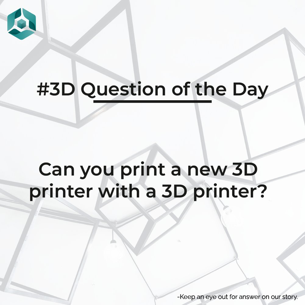 TrikonTech's tweet photo. Building the wonders with 3D printing technology, can we print a 3D printer from another 3D printer? Comment below and let us know! https://t.co/FucCp7FydX