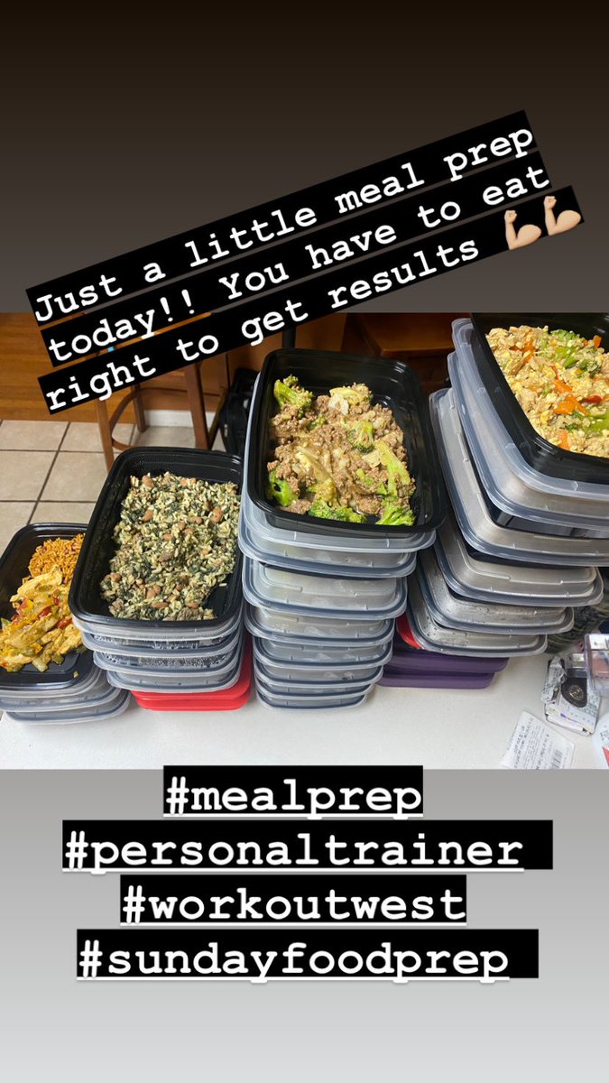 TeamTomFit's tweet photo. Over 90% of your results begin in the kitchen. Make it happen 💪🏼💪🏼#mealprep #personaltrainer #fitness #health https://t.co/bOk0MbxhUL