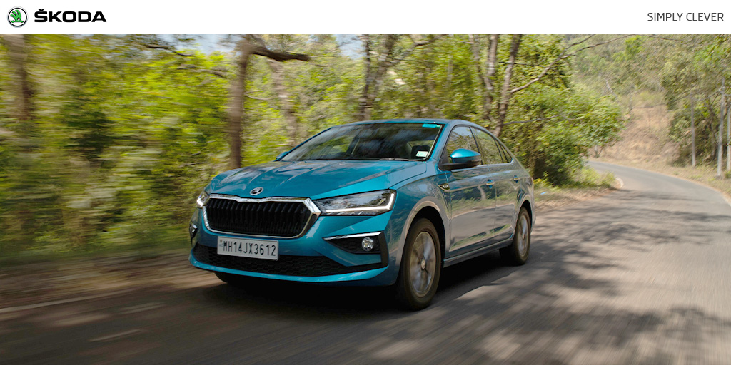 SkodaIndia's tweet photo. Explore every road and drive with luxury, added space and more in the widest sedan of its kind! 

Book a test drive today: https://t.co/04lyuSkikZ  

#SKODASLAVIA #New #DriveWithSLAVIA #SKODAIndia https://t.co/K42azSlhso