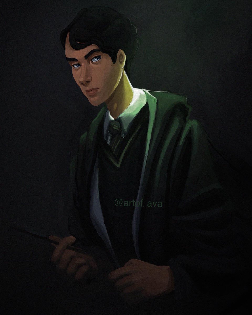 i drew Tom Riddle because i am for the first time entering my Harry Potter era and i… .. like him … 

#harrypotter #tomriddle #tommarvoloriddle
