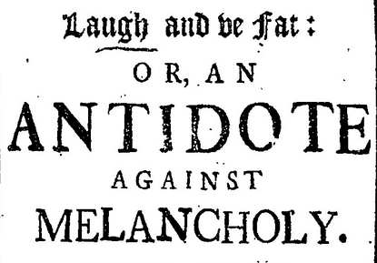The eighteenth century had the best book/essay/pamphlet titles including this one that I've now decided is my life motto:
