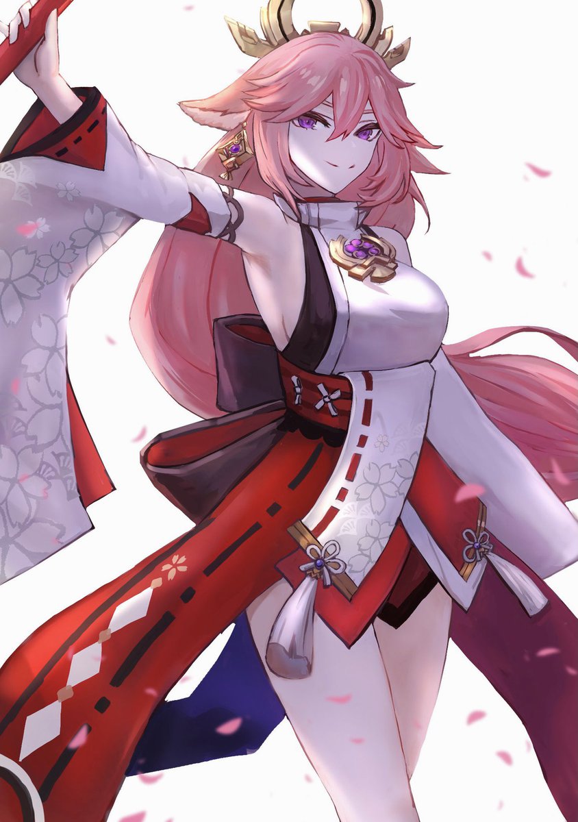 八重神子(原神) 「#原神 #GenshinImpact 
八重神子 」|さんしのイラスト
