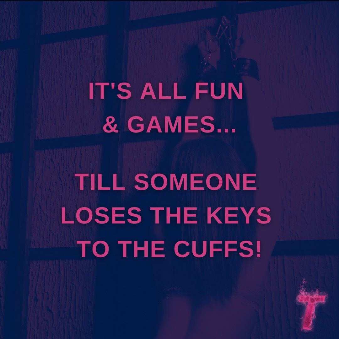 Tabuuio's tweet photo. Lost keys, forgotten safe words, knots you couldn't undo 😝⁣⁣
⁣⁣⁣
Have you had any awkward moments? https://t.co/D0SgC5FXd2