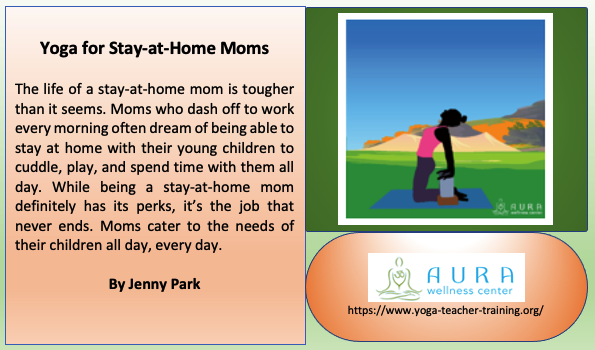 mistent's tweet image. Yoga for Stay-at-Home Moms
#yoga #yogadaily #aurawellnesscenter #yogateacher #yogajourney #yogalifestyle #onlineyoga 
#yogaformoms #momsyoga #work #stayathome #athomes #perks #children #yogaeveryday
yoga-teacher-training.org/2012/03/25/yog…