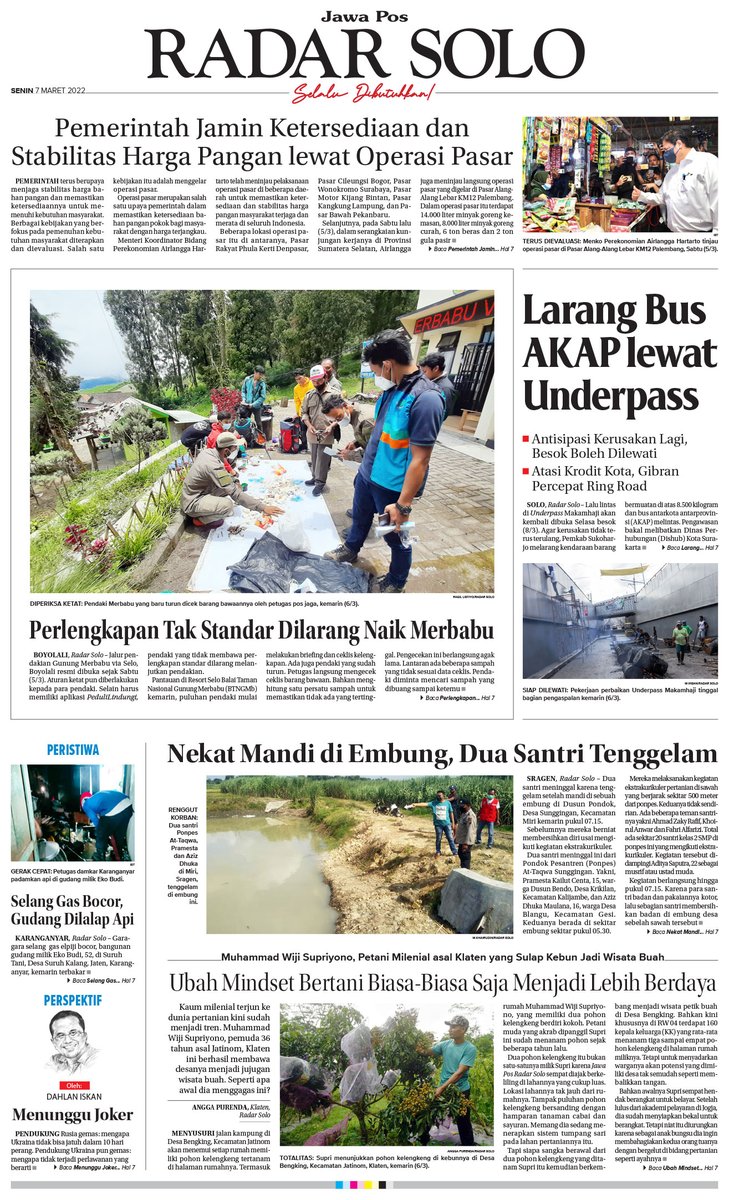 RADARSOLO_'s tweet photo. Larang Bus AKAP lewat Underpass
*Antisipasi Kerusakan Lagi, Besok Boleh Dilewati
*Atasi Krodit Kota, Gibran Percepat Ring Road
#underpas
@gibran https://t.co/dWk0KUH7Ny