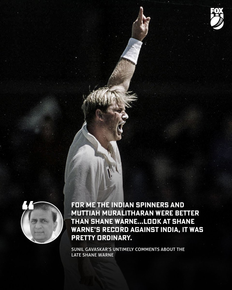 There’s a time and a place… this wasn’t it. Indian legend slammed for ‘shameful’ Warne claim >>> bit.ly/3ChP2O0