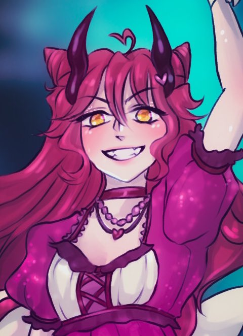 foxelart's tweet photo. A devil idol Kazuyo from @Vocacosplay’s webcomic Devilish! I have become quite the FAN of the webtoon and character designs 💕🔥 Lmk where I can cop an autograph ☺️ https://t.co/3VZU8mOook