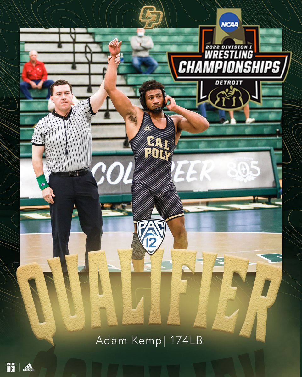 CalPolyWrestle's tweet photo. He's making his NCAA Tournament debut! 

Next stop Detroit ✈️ https://t.co/jCfzdlrZAr