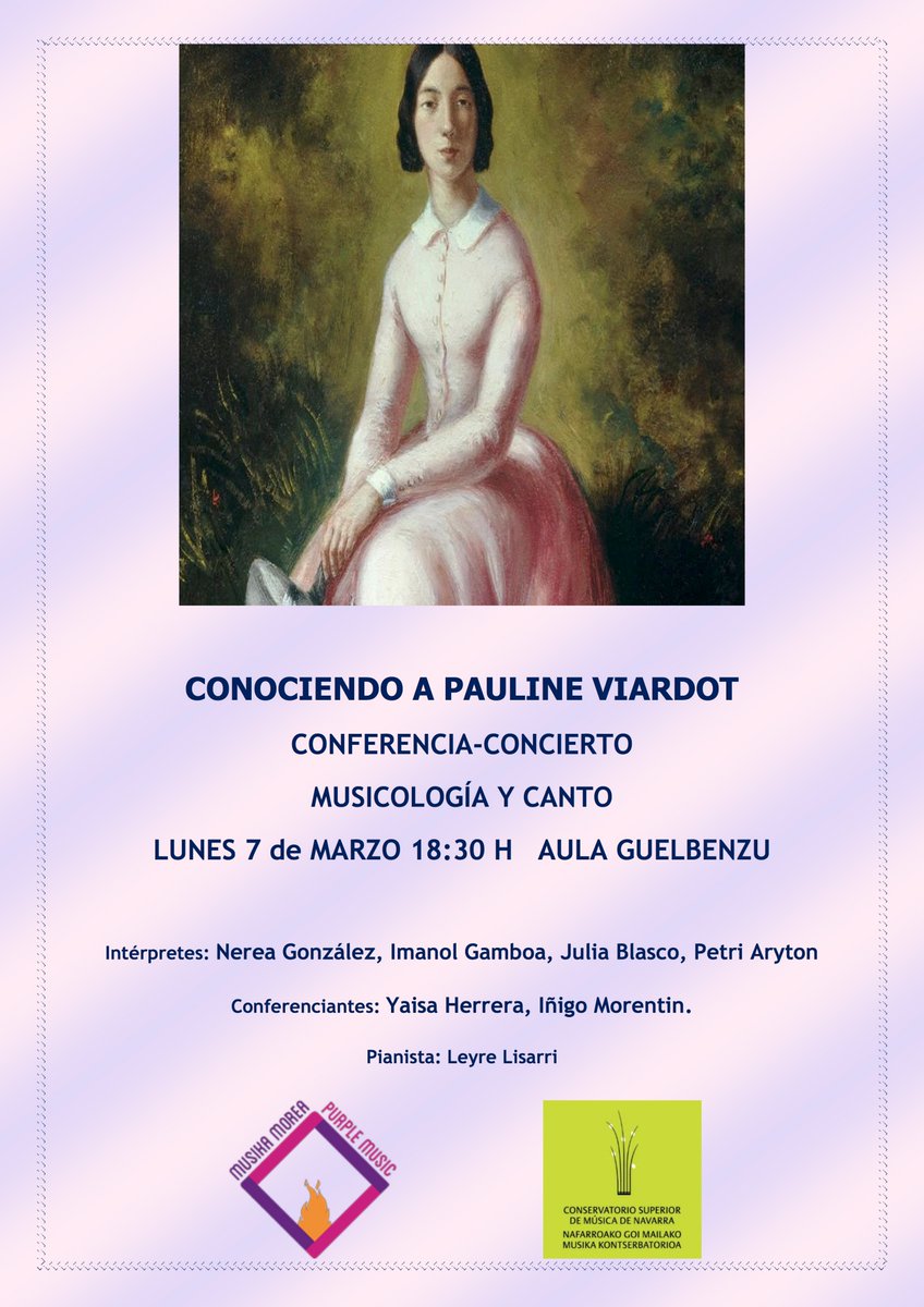 CSMN_Navarra's tweet photo. Esta tarde arranca nuestro festival 'Purple Music - Musika Morea'.

Zatoz zure babesa ematera!
Anímate a apoyar nuestras iniciaitvas!

#Musicologíacsmn
#AulaSaxofóncsmn
#aulacantocsmn
#jazzcsmn
#csmn https://t.co/U0nNxUsSVj