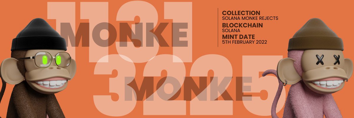 lowkey monkey | Solana Monke Rejects | ❌❌ tweet media