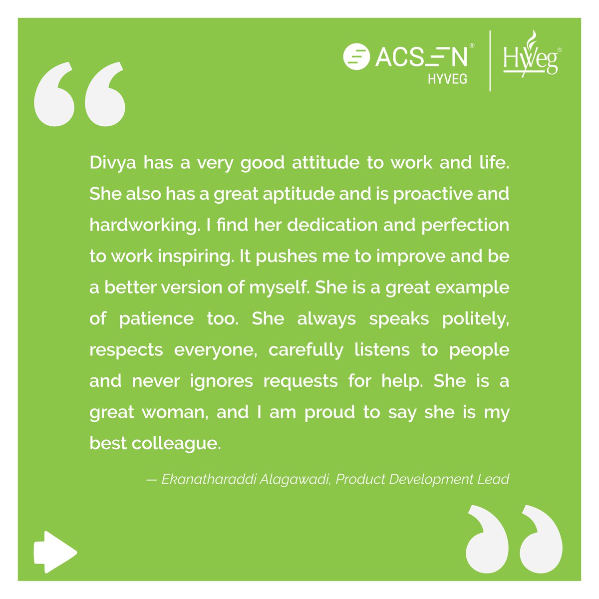 ACSEN_agri's tweet photo. It's #WomenWeek at #ACSEN and we are celebrating the movers and the shakers, the visionaries, the creative geniuses at our workplace. To #BreakTheBias, our employees share stories about the #InspirationalWomen at ACSEN.
#WomenAtACSEN #CelebrateHerSuccess #WomensDay2022 https://t.co/BzQ7Gn7ofO