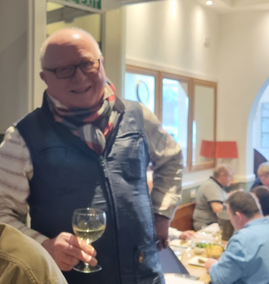 HelenShattock's tweet photo. @BistroWineMan @TheChancel Thanks for a lovely afternoon😉.  I think @SamGShattock and I should now visit Rioja 😃🍷 https://t.co/6xZO2DkOQo