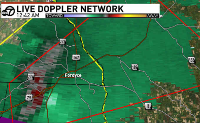JamesBryantWX's tweet photo. FORDYCE TAKE COVER https://t.co/l05vbnoY4d