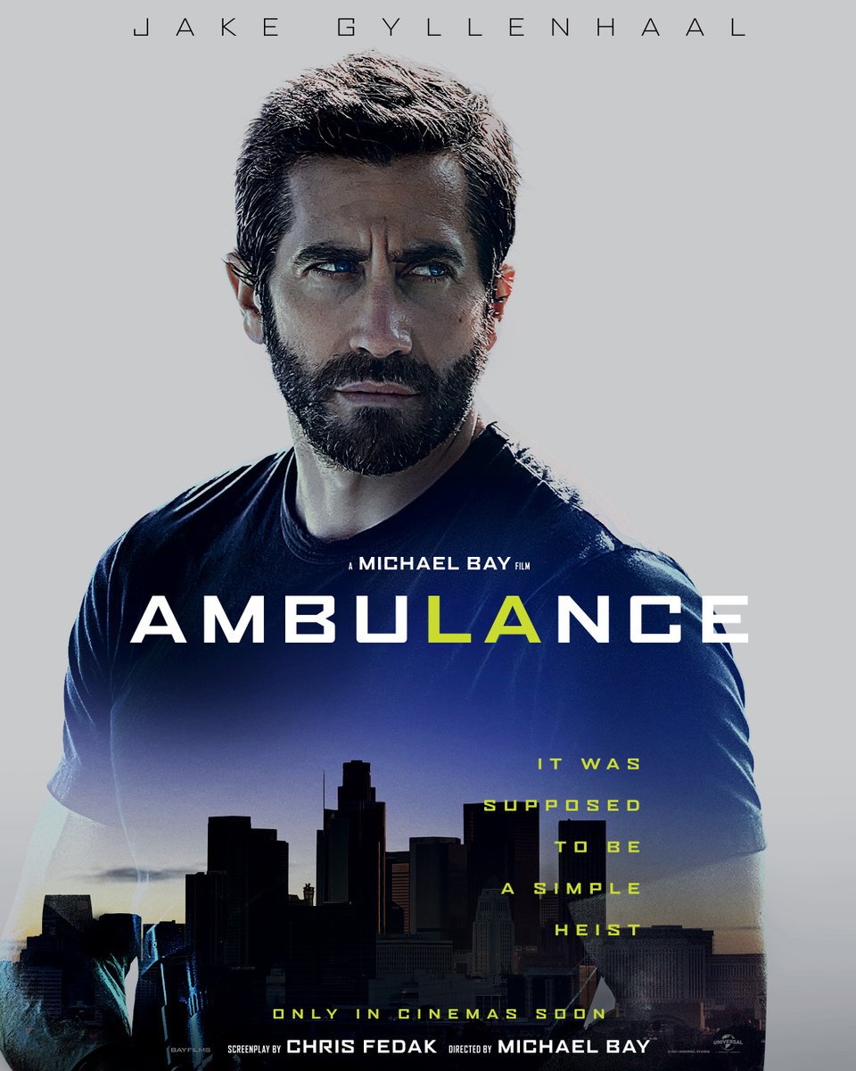 Ambulance on X: No stopping now. Catch AMBULANCE in theaters 04/08   / X