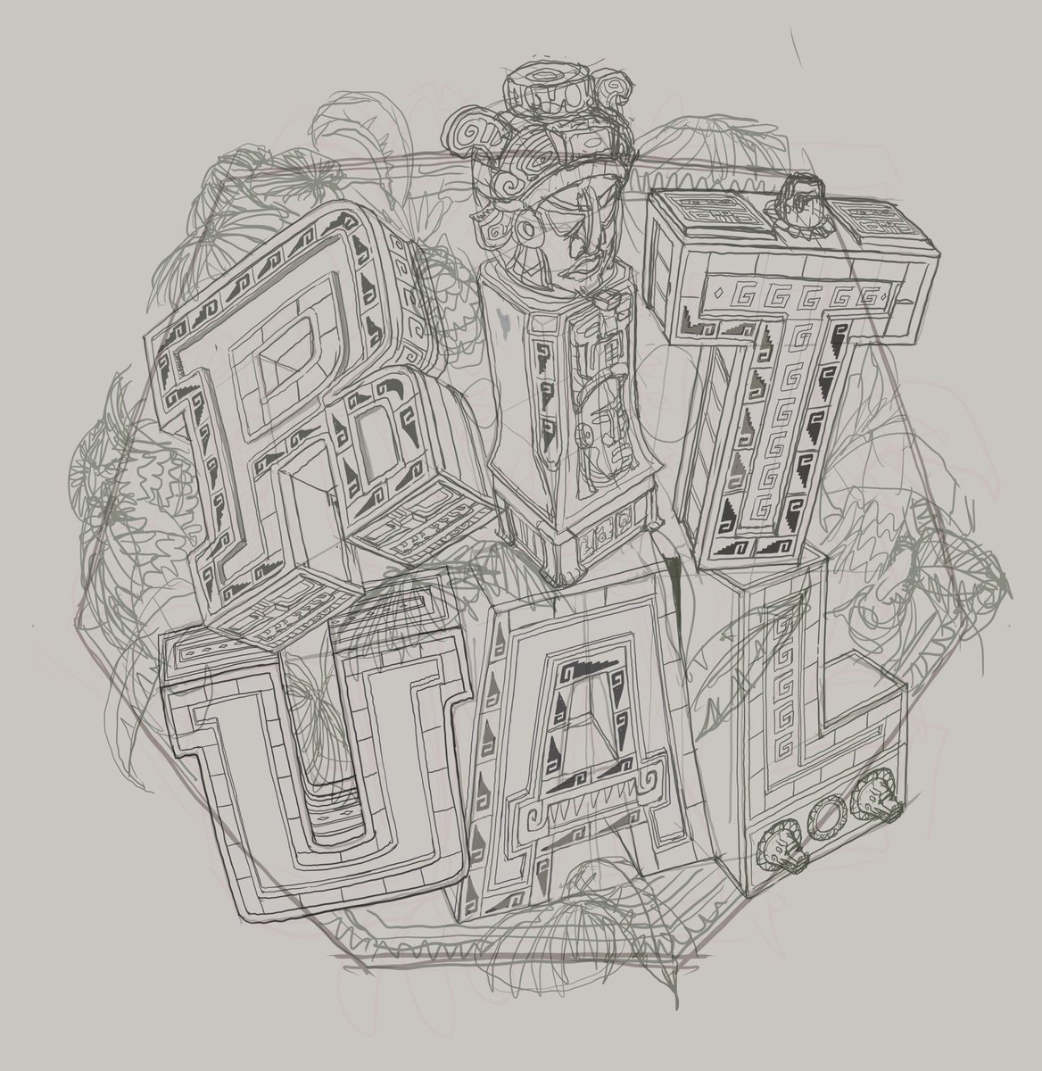 biksence's tweet photo. Process of aztec https://t.co/elAHDcJ2mm