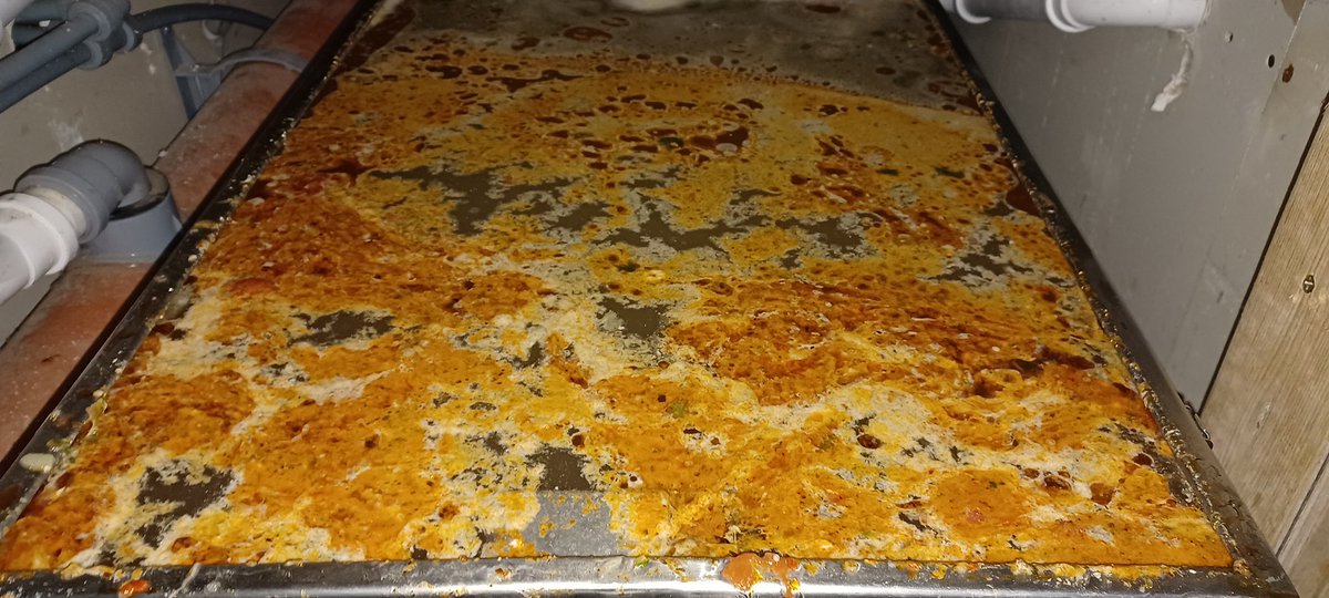 ECAS_World's tweet photo. This is how much fats, oils, and grease (#FOG) one commercial kitchen generated in less than 24 hours.
And what’s more, this particular food business owner (in the @stwater region) fought against having a grease trap, claiming they didn’t need one.
#compliance #binnotblock https://t.co/M6F5GmFCEz
