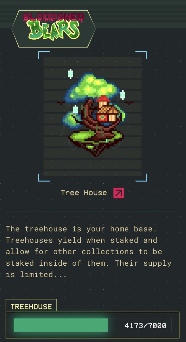 bloodshedbears's tweet photo. The #TreeHouses are still on the shelves… but not for very long if we had to guess… 🌳🏘

Your #TokenGenerators and #MetaPasses can’t yield without somewhere to call home…

Don’t miss out on this one ⌛️🐻🔥 https://t.co/PKCDQTngli