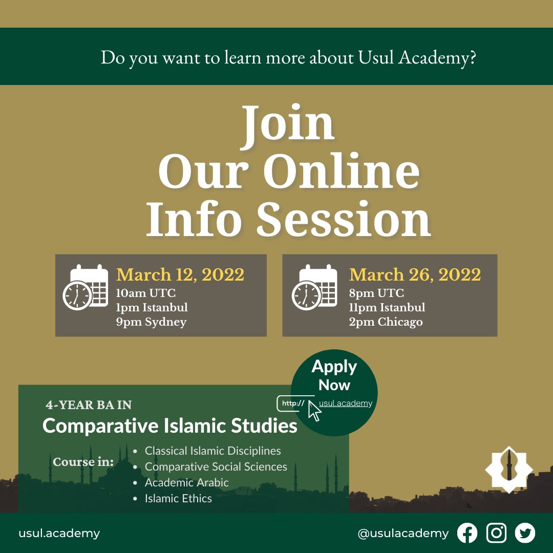 Want to learn more about our program ? Register for our live info session! 

March 12:   zoom.us/meeting/regist…     

March 26:  zoom.us/meeting/regist…