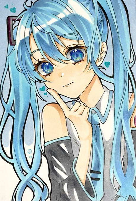 青い子好きです💙💙
RT、♡反応回りますー!
 #絵描きさんと繫がりたい 
 #絵柄が好みっていう人にフォローされたい 