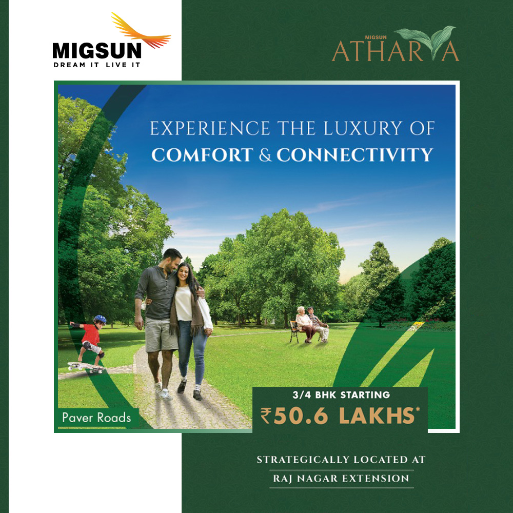RahulJohnIndia's tweet photo. #Feel the #Real #Comfort of #Luxury. Have a #DreamLuxury #Apartment/ #Flat at #MigsunAtharva #3BHK &amp; #4BHK #residency at #RajNagarExtension.
https://t.co/mCHSW9OaUb https://t.co/1EgT2eo4Iy