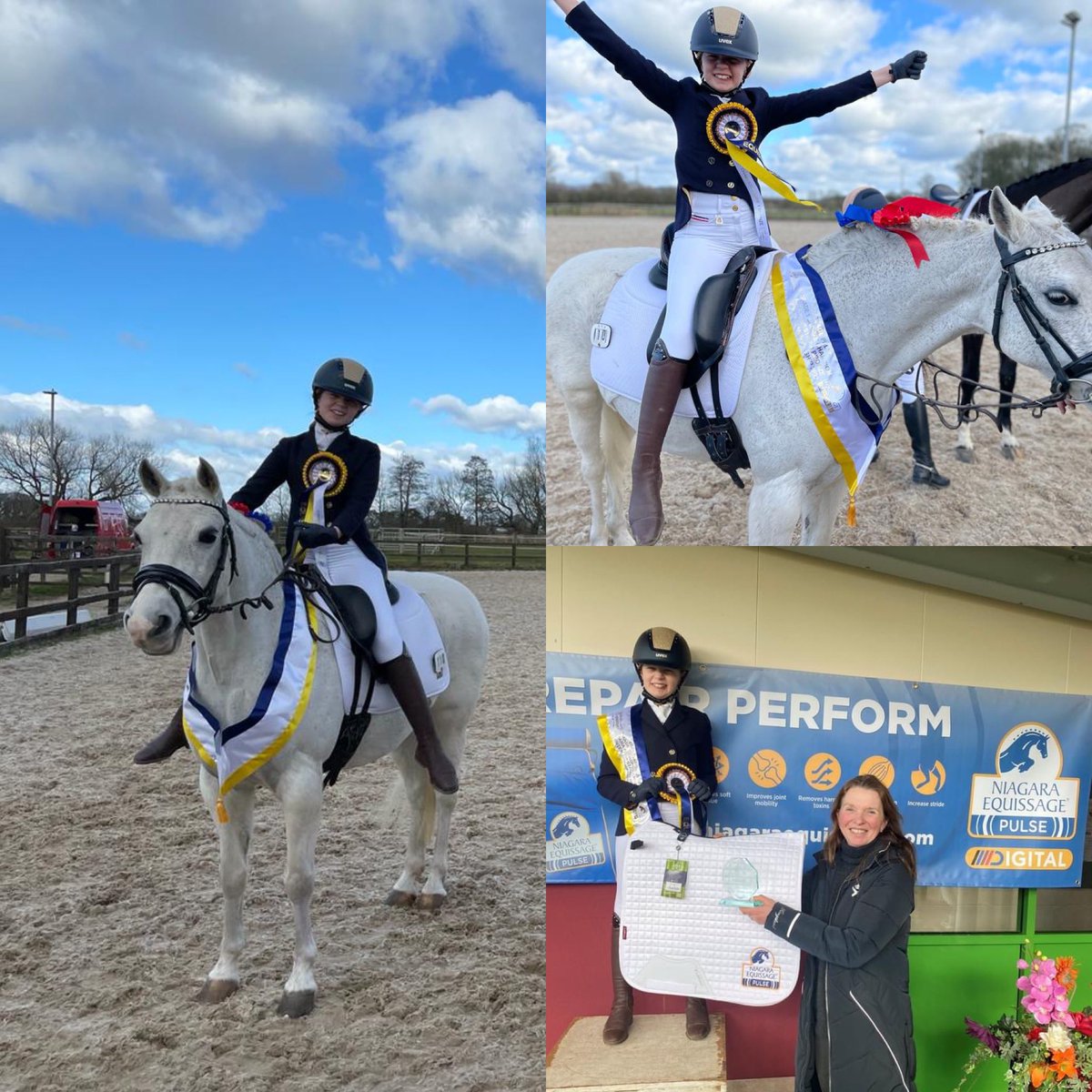 📣National Bronze Grade 1 Champion!🦄 at the <a href="/britishdressage/">British Dressage</a> Para Winter Championships <a href="/My_Equine/">Myerscough College</a> . Trinny was just the best at our 1st ever championships 🥰 Now let’s chase points for the Summer Champs!!🤩#elanequine #disabilitysport #cerebralpalsy #paradressage #Winners #Pony