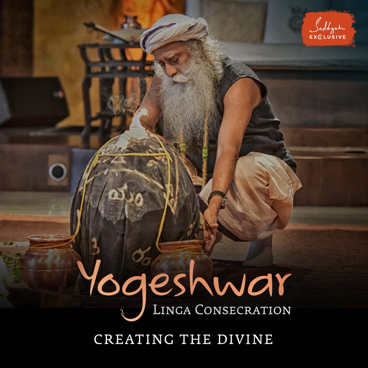SgExclusive_'s tweet photo. Relive the consecration of a powerful new energy form, and get a taste of Sadhguru's phenomenal mastery over the mechanics of life. Watch all episodes now on Sadhguru Exclusive: https://t.co/hhWk2DZ4qe
#SadhguruExclusive #Sadhguru https://t.co/YpDRMSx10B